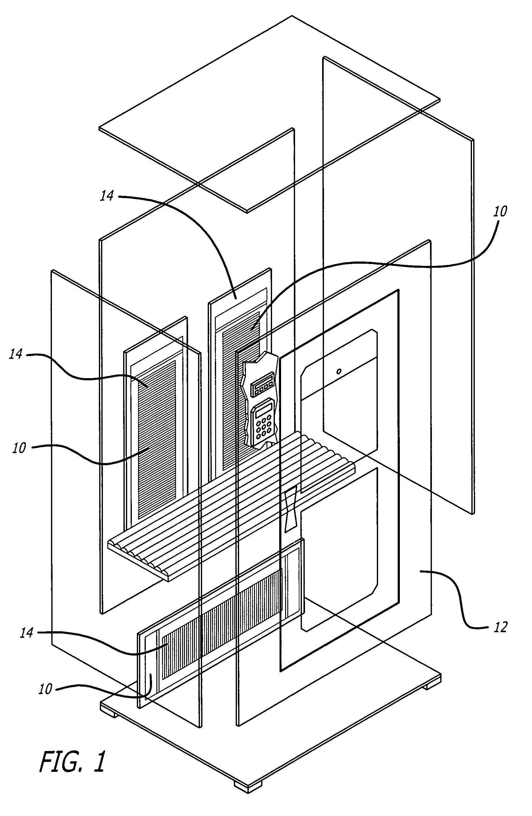 Sauna far infrared heat emitting article and method