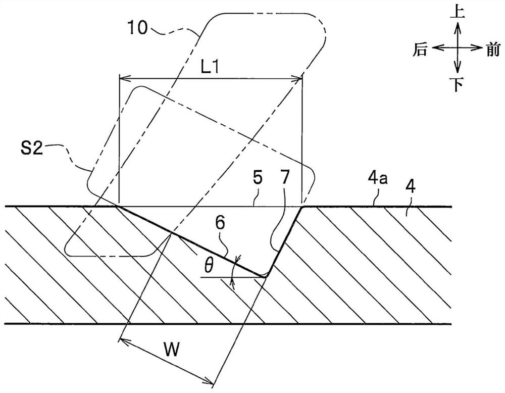 Vehicle door interior structure