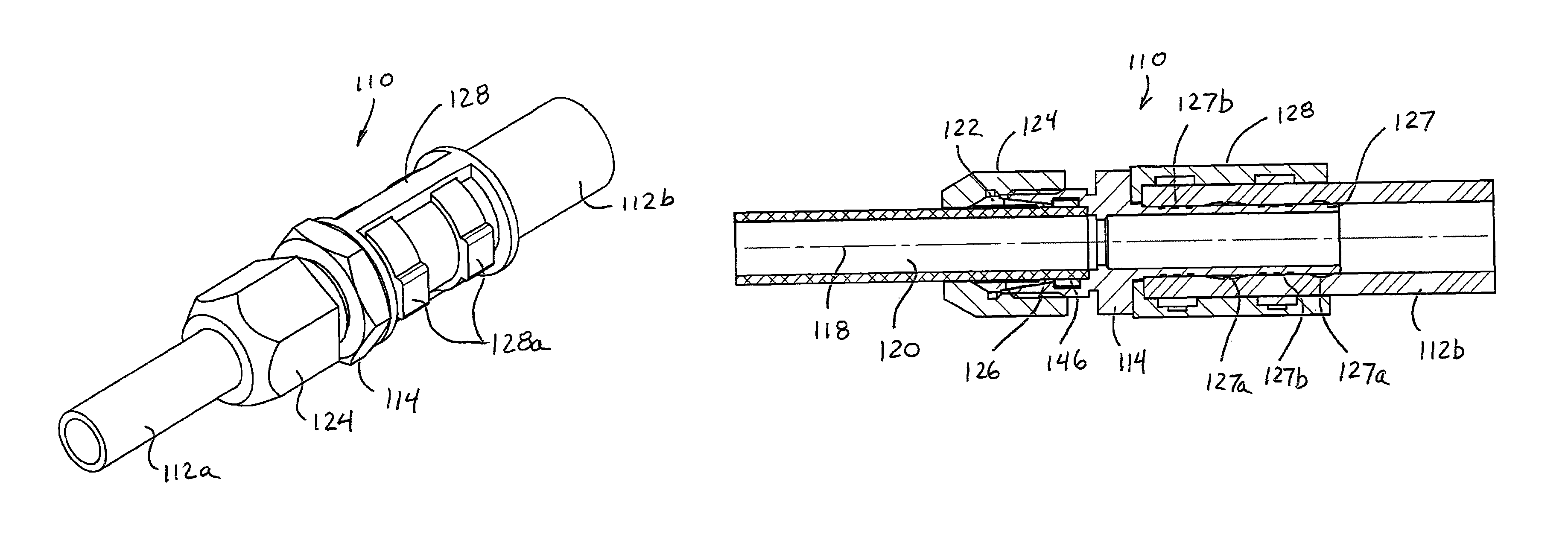 Fluid line connector