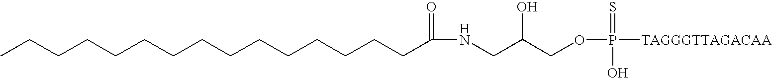 Modified oligonucleotides for telomerase inhibition