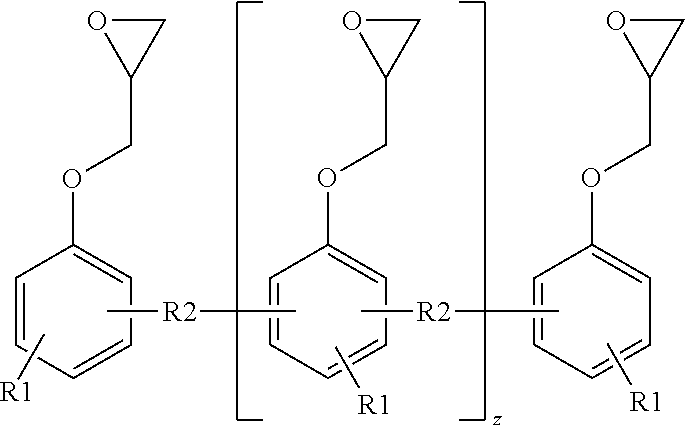 Polycarboxylate ethers used as dispersing agents for epoxy resins