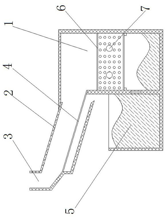 Livestock farm excrement drying treatment device capable of synchronously removing peculiar smells