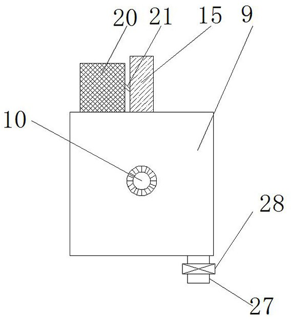 Livestock farm excrement drying treatment device capable of synchronously removing peculiar smells