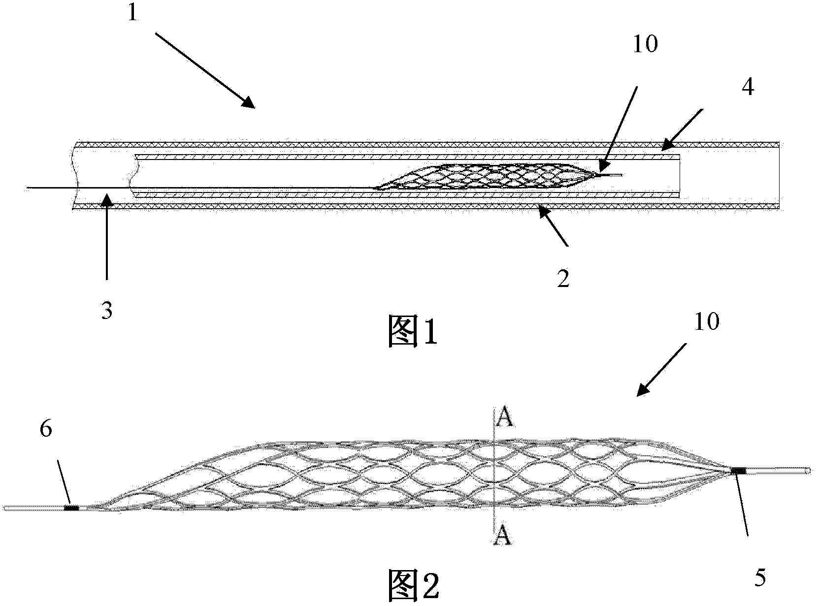 Intracranial vascular thrombus retrieval machine and thrombus retrieval device