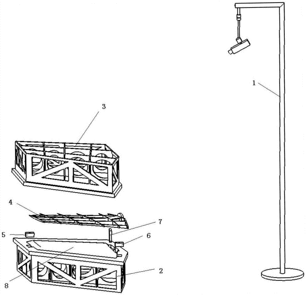 Assembling method for airfoil total composite transonic flutter model