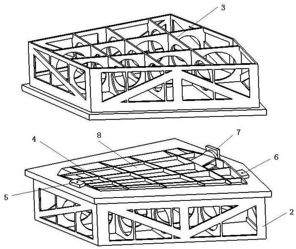 Assembling method for airfoil total composite transonic flutter model