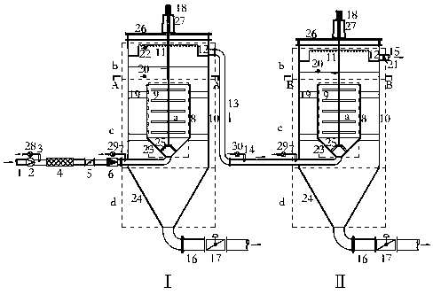 Degreasing wastewater treatment device and process