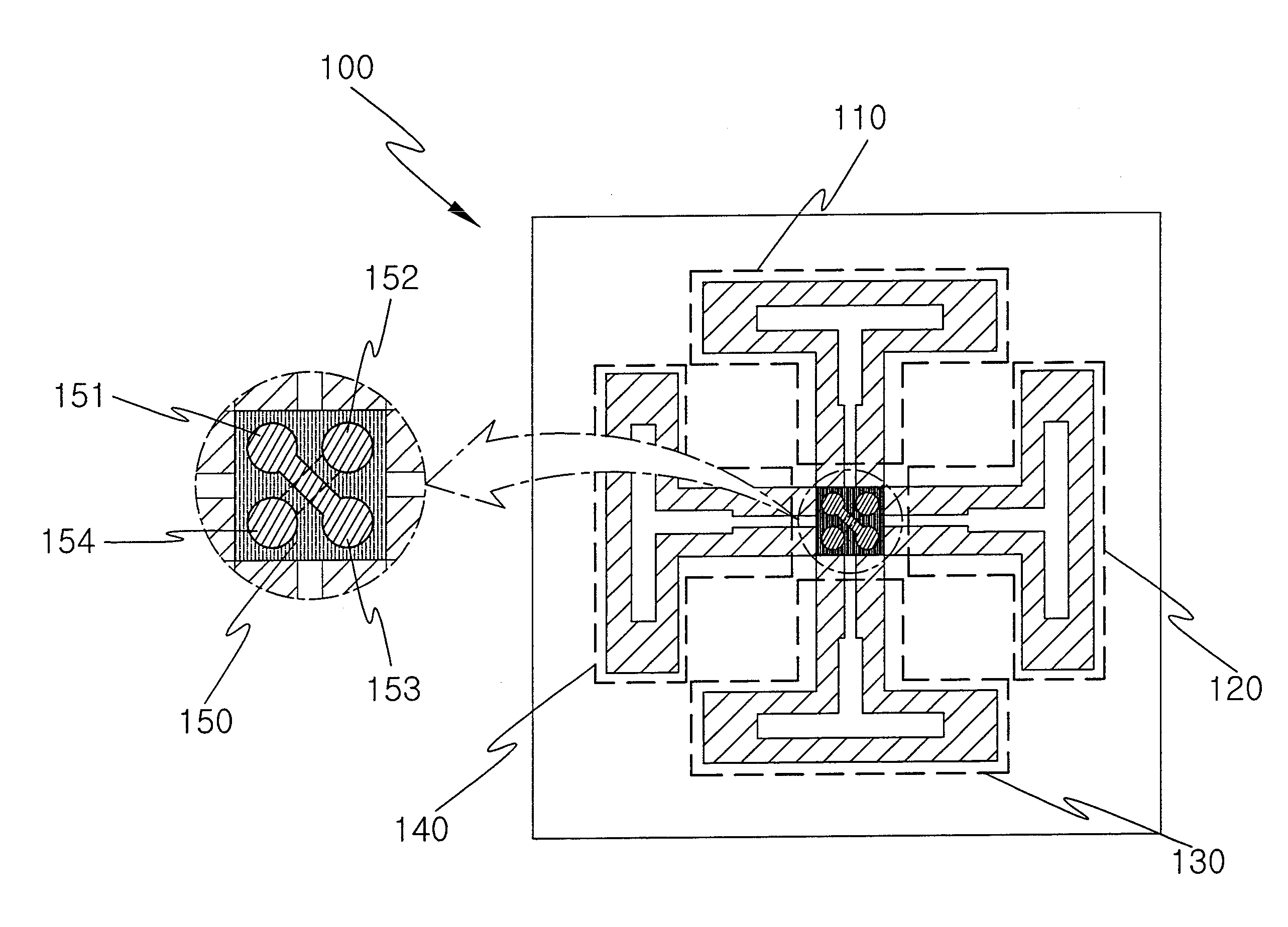 Dual polarization broadband antenna having with single pattern