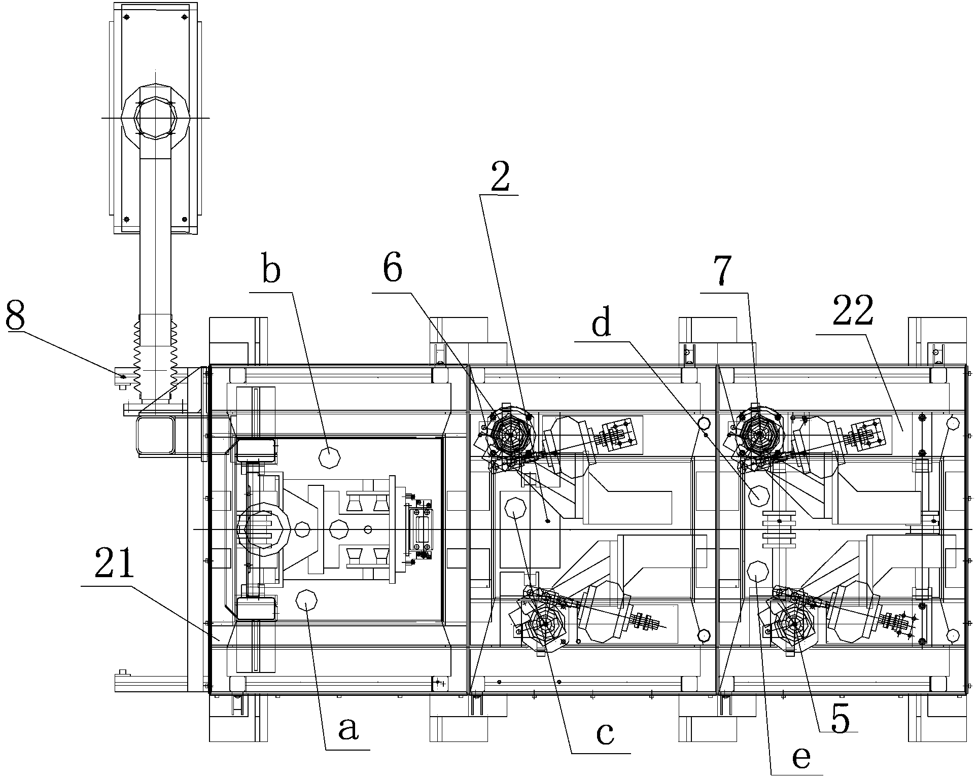 Steel rail ultrasonic on-line detection system and control method thereof