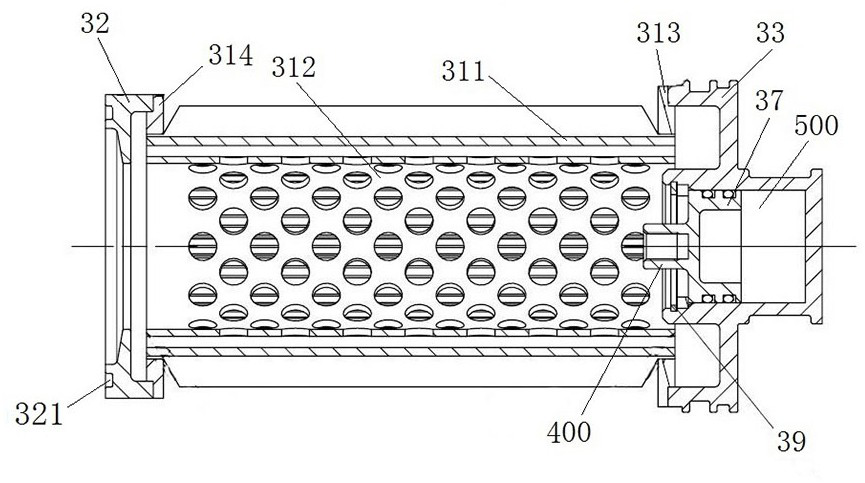 A filter and filter element assembly thereof