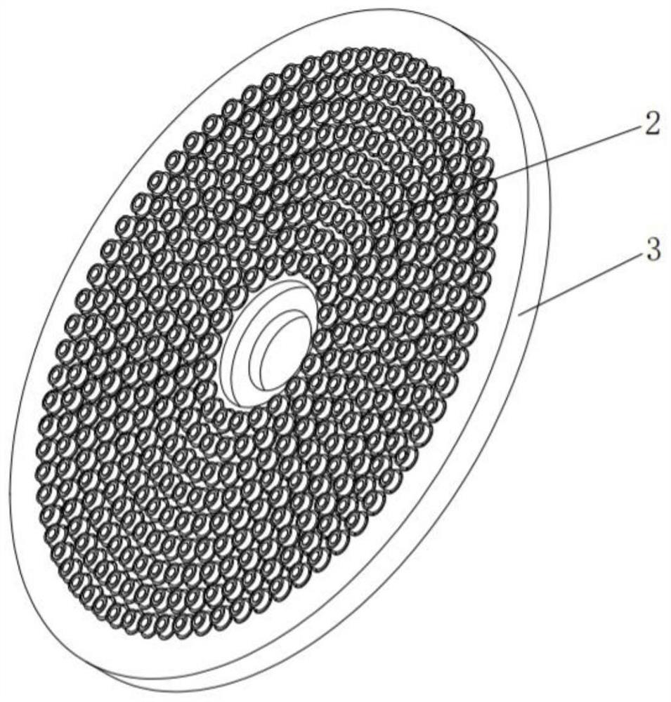 Composite grinding and polishing method and device