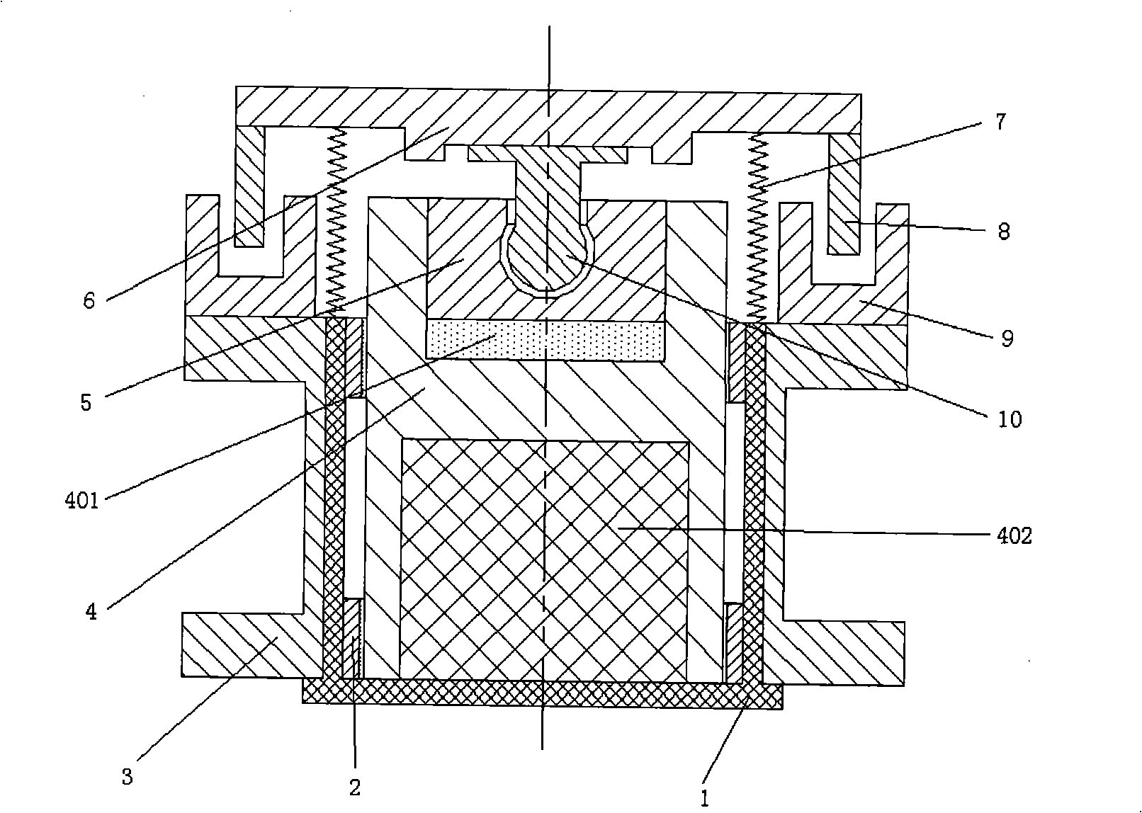 Two-freedom degree electric machine actuating mechanism and corresponding six-freedom degree micromotion platform