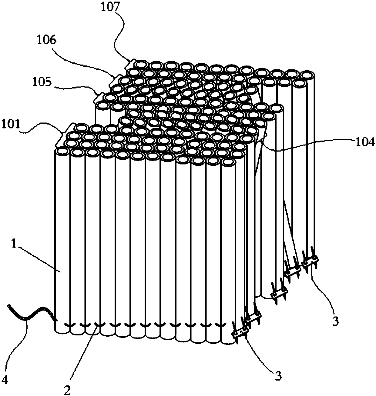 Dual-sky-model combined type special-shaped combined firework