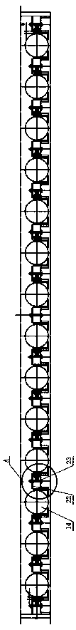 Powdery magnetic material segmented dry magnetic separation device and using method thereof