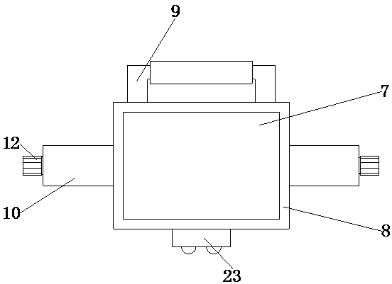 A trolley for a high-voltage vacuum circuit breaker with adjustable internal space