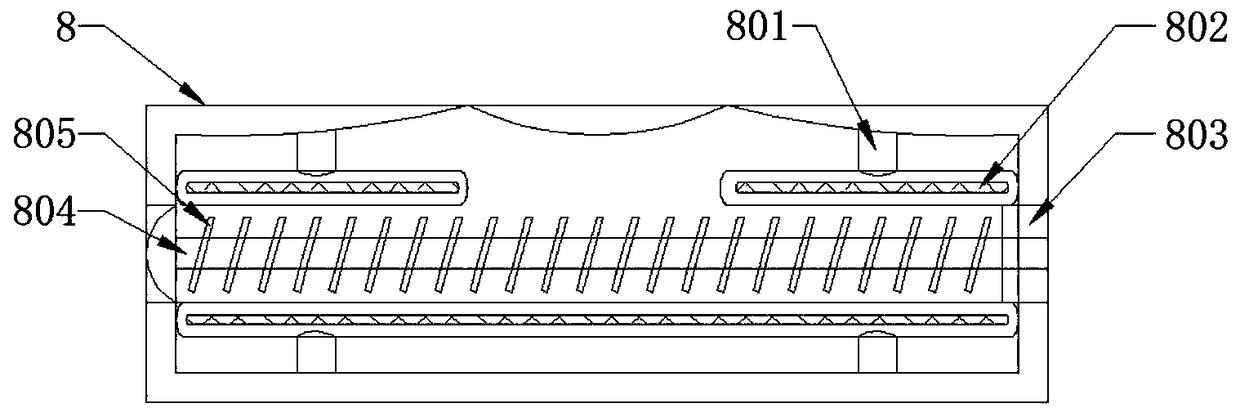 Feed crushing device for breeding chicken and ducks