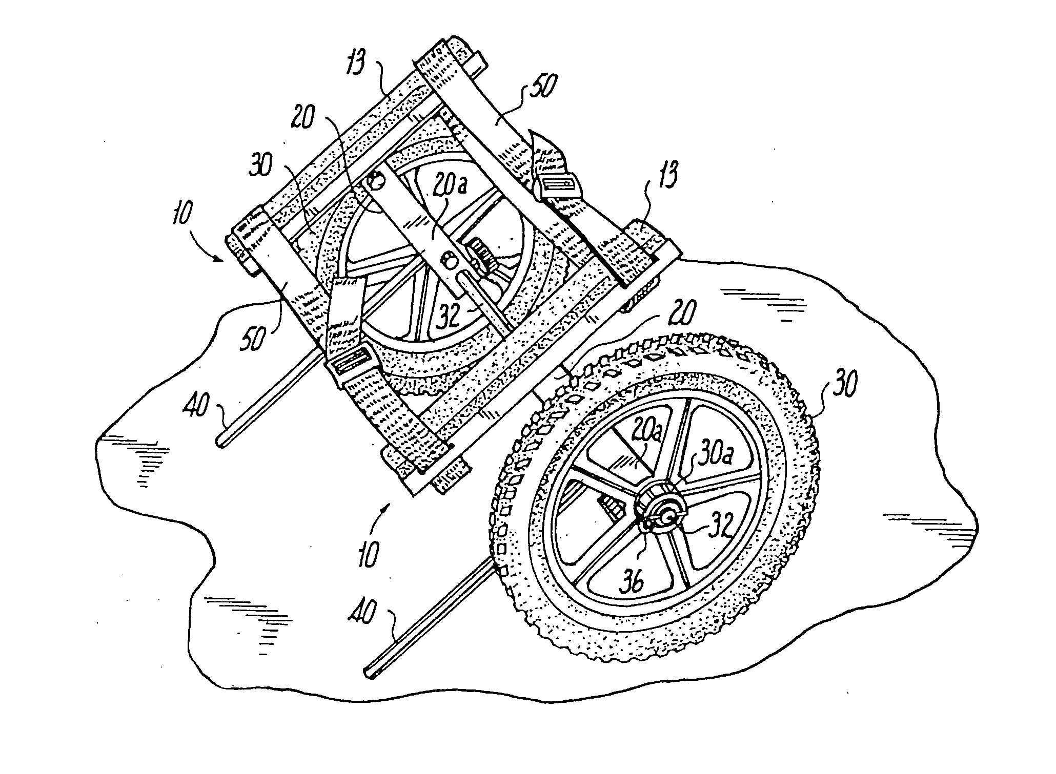 Mission adaptable portable cart/utility table arrangement