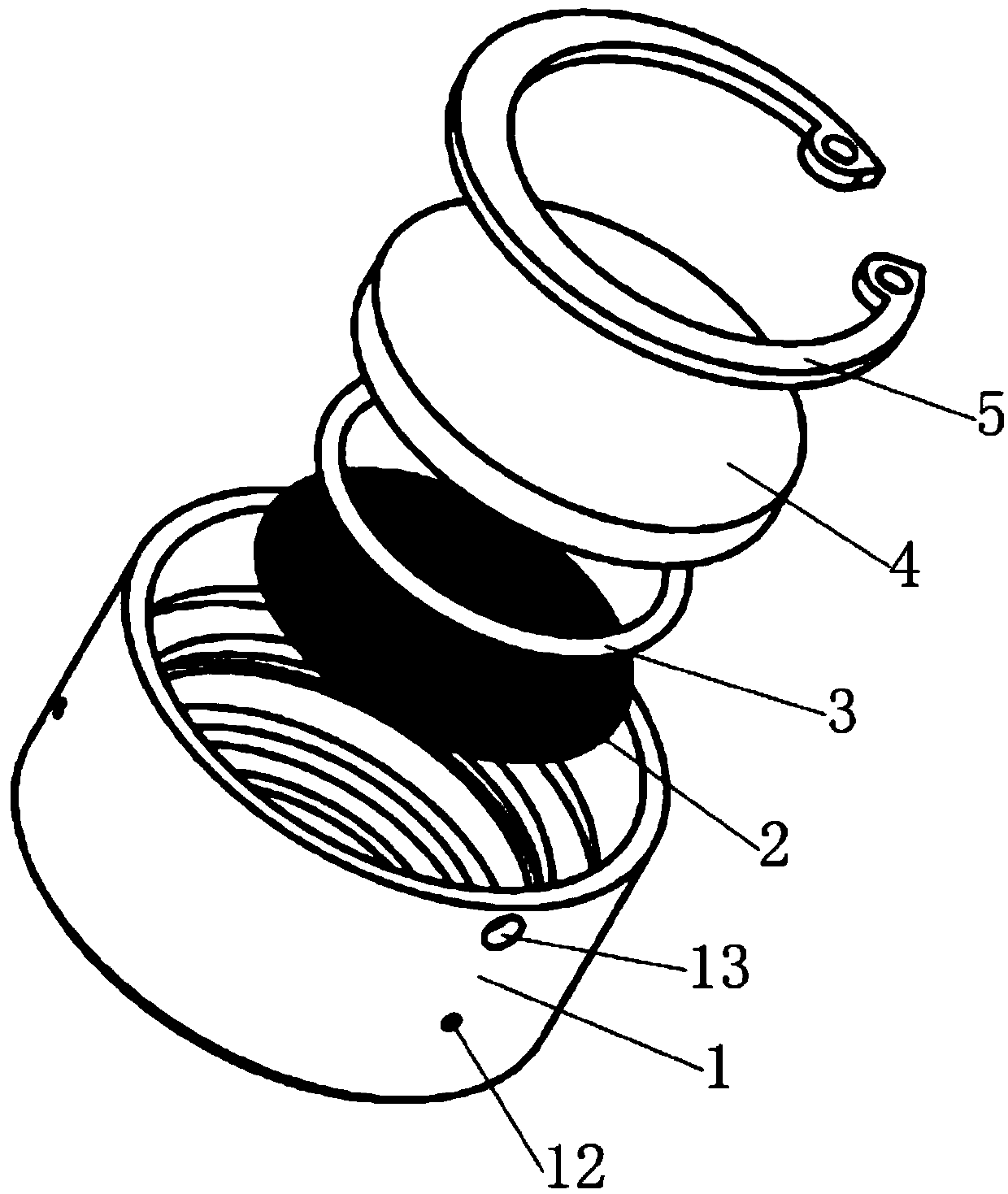 Laser sensor probe and its filter screen cover