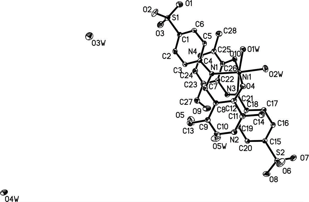 A Schiff base nickel complex and its application as a pickling corrosion inhibitor for metal materials