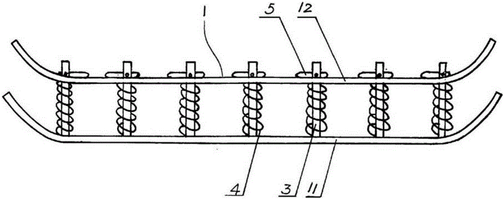 Elastic buffering automobile bumper