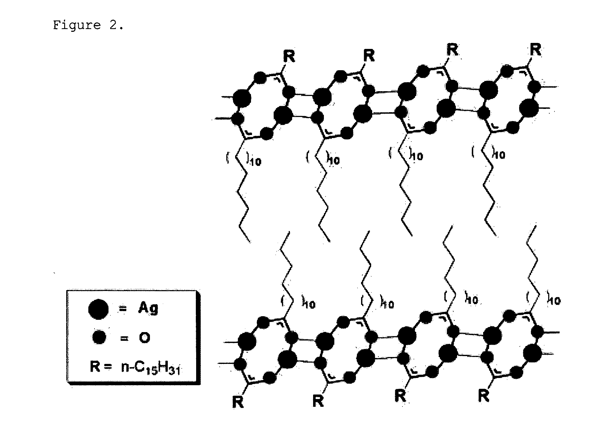 Organic-inorganic hybrid structures having nanoparticles adhering thereon and method for preparing the same