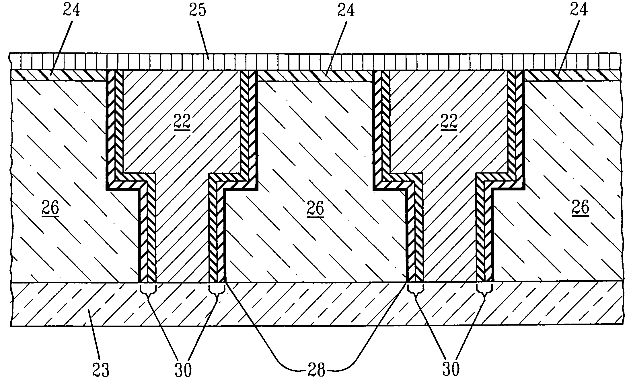 Structures and methods for integration of ultralow-k dielectrics with improved reliability