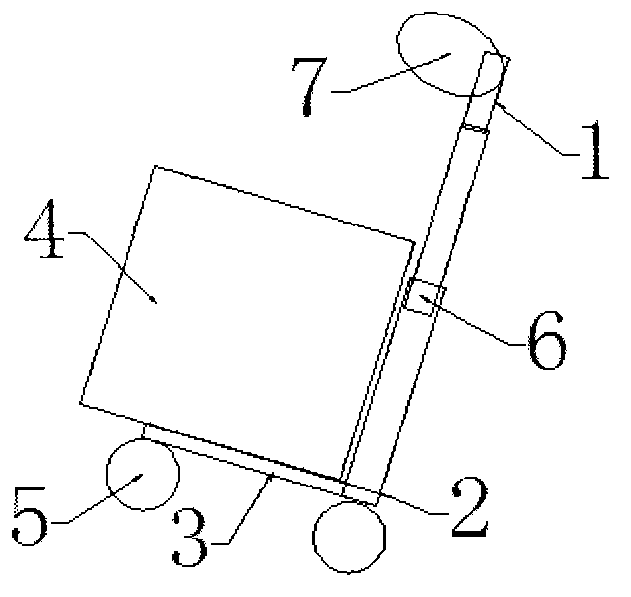 Portable roller trolley