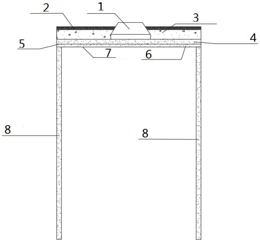 A gray soil anti-osmotic film-mixing wall combined with the foundation structure and design method