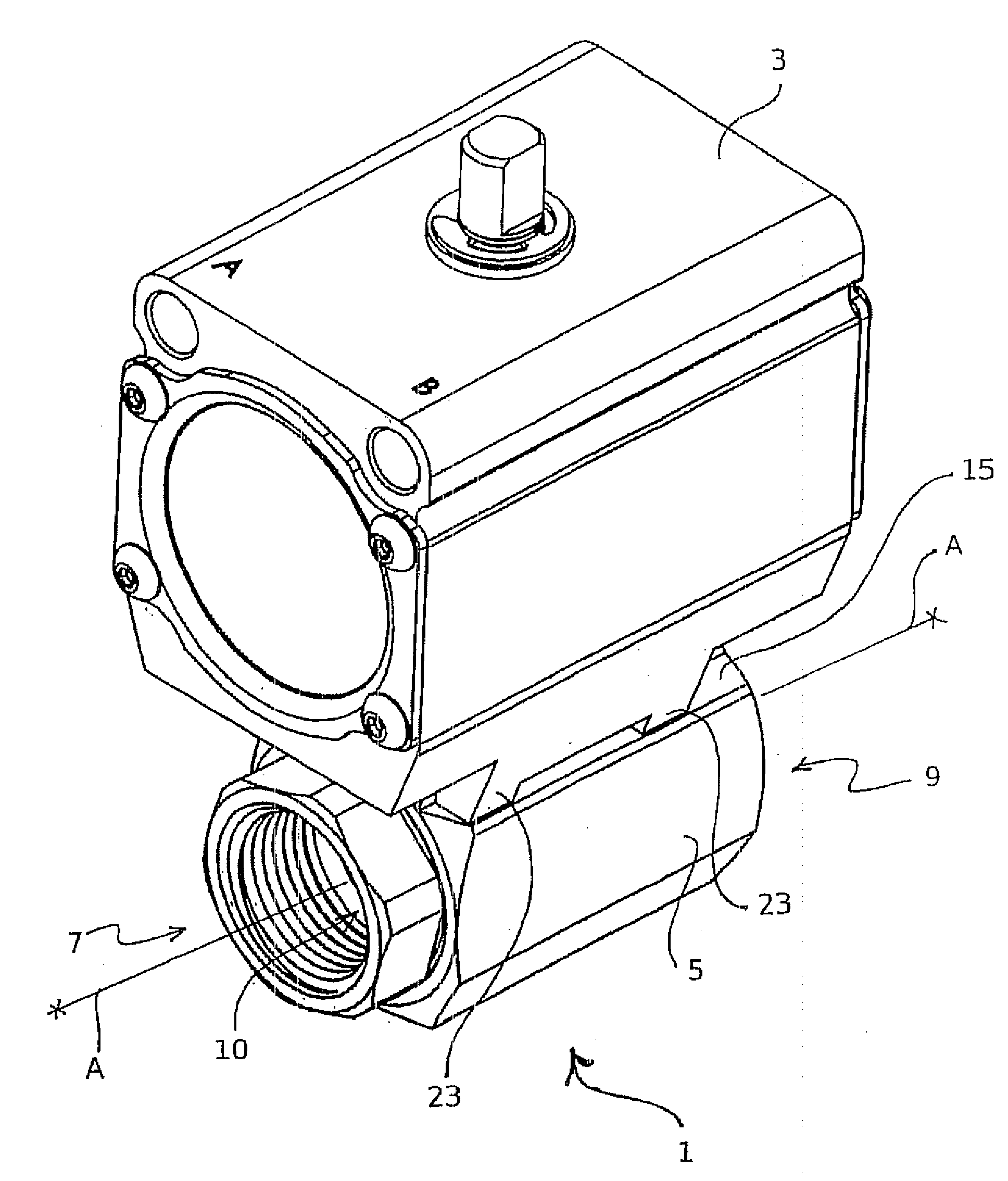 Automated ball valve and actuator