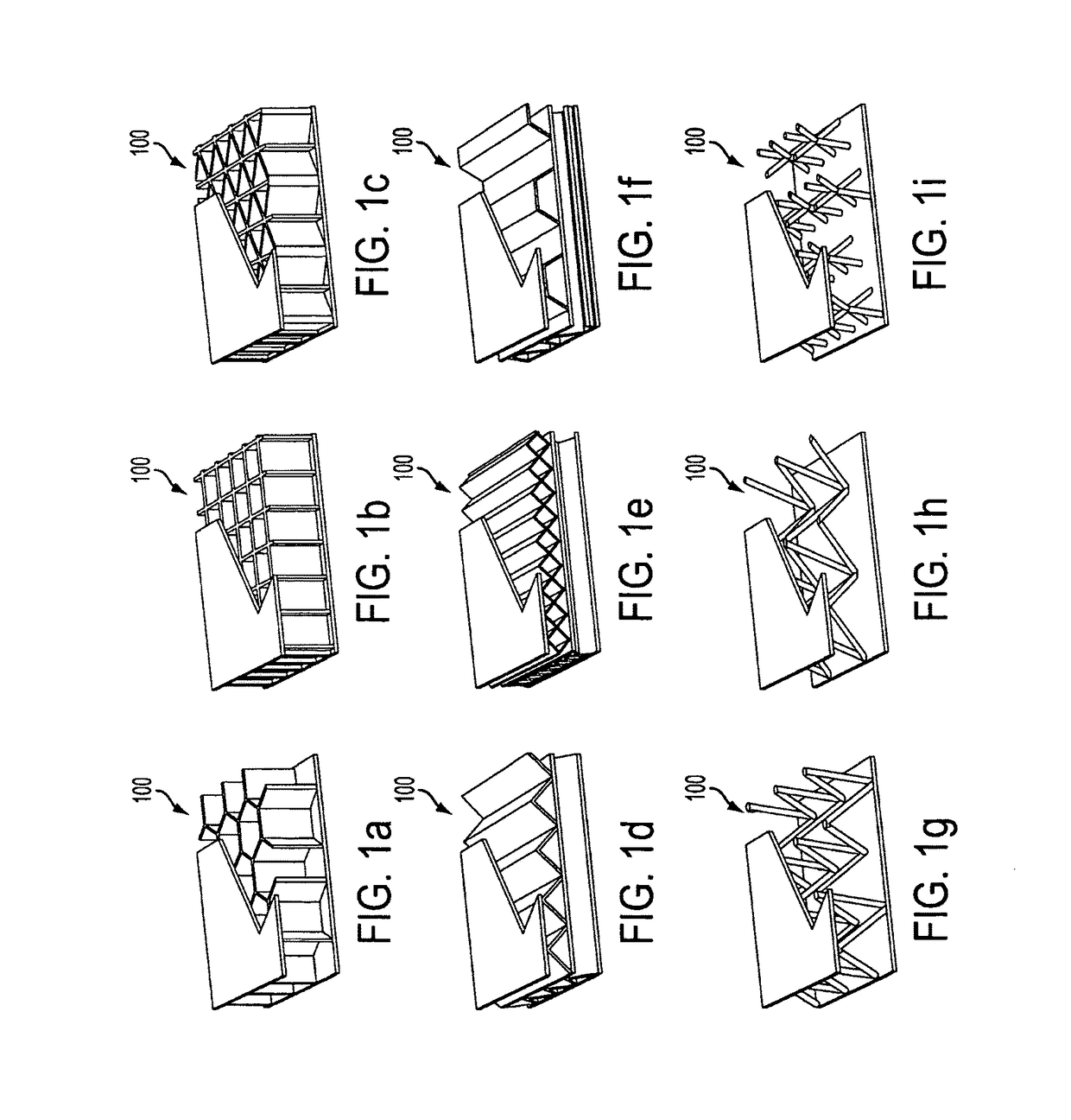 Hybrid periodic cellular material structures, systems, and methods for blast and ballistic protection