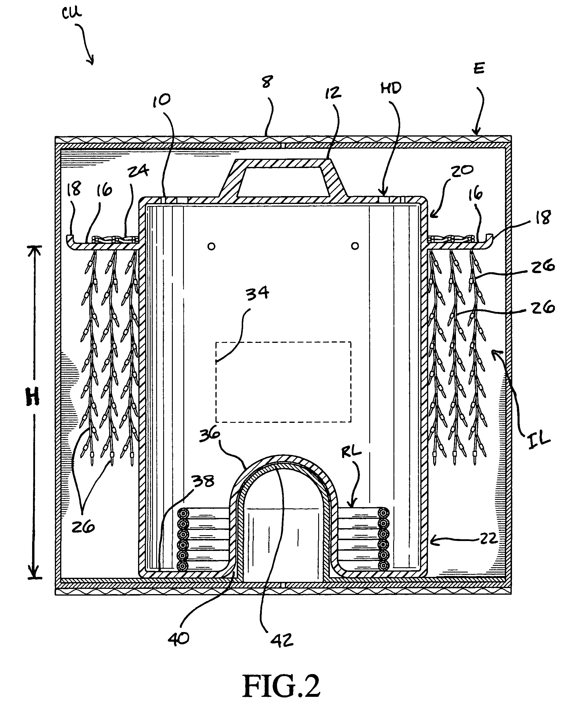 Device for holding decorative string lights