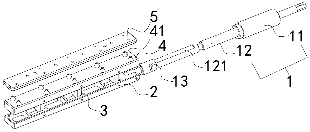 Repeated locking and releasing mechanism of on-orbit load module