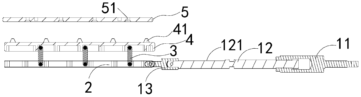 Repeated locking and releasing mechanism of on-orbit load module