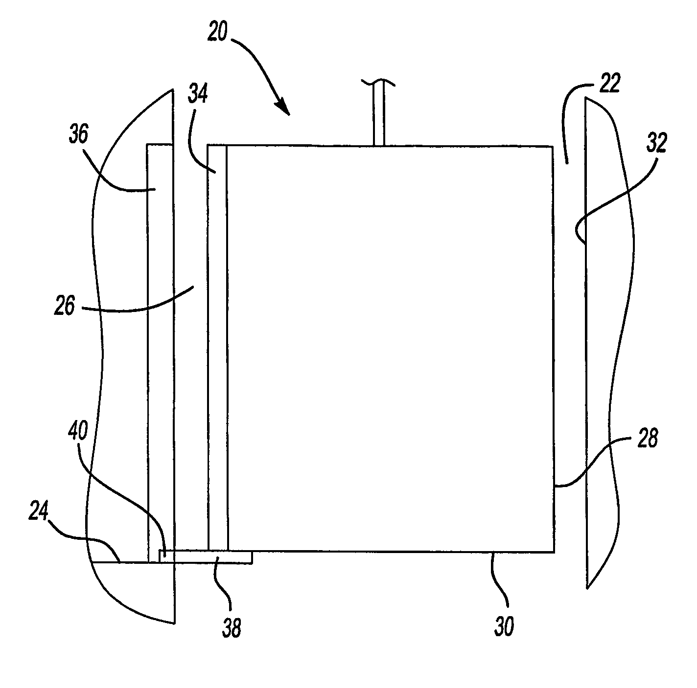 Elevator assembly with extendable sill