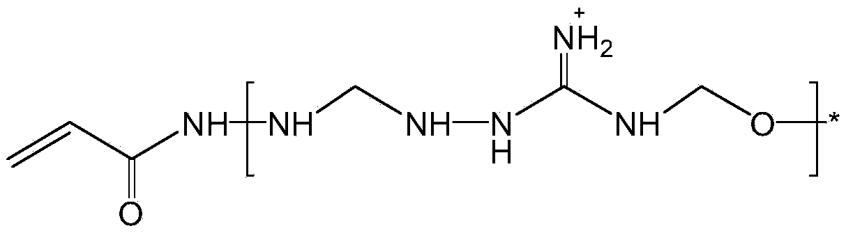 Biological-polysaccharide-based decoloring flocculation agent and preparation method thereof