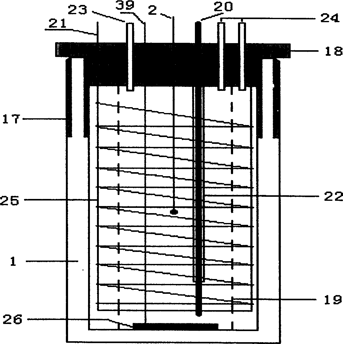 Automatic calorimeter in electrolytic process