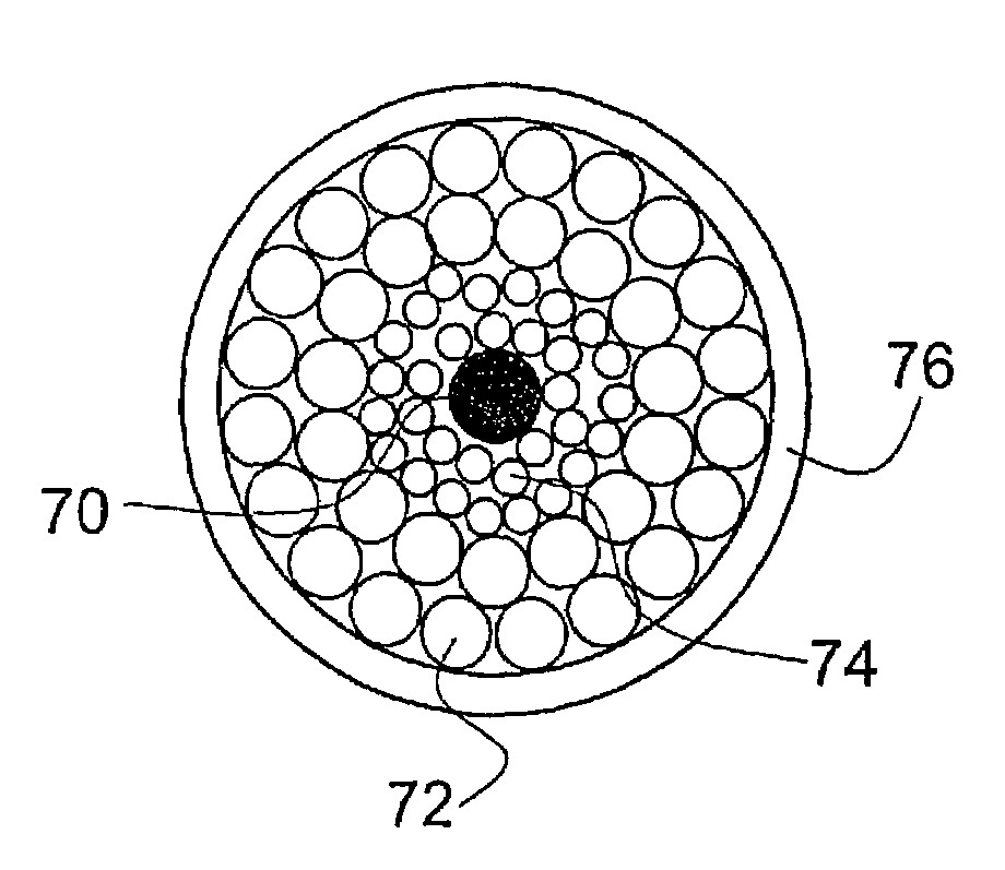 Holey optical fibres of non-silica based glass