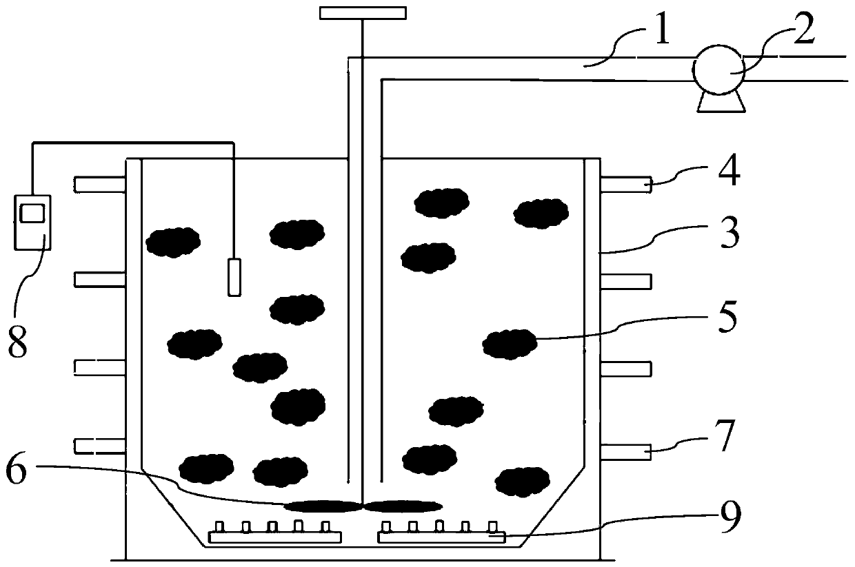 A kind of aerobic granular sludge with high denitrification ability at low temperature, cultivation method and cultivation device