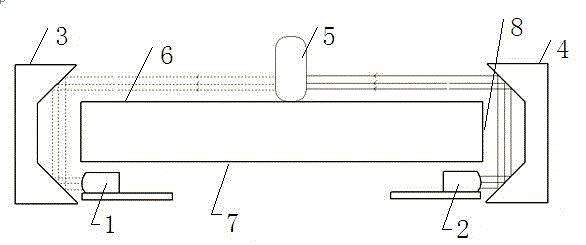 Infrared touch screen for changing infrared light transmission paths and touch point recognizing method for infrared touch screen