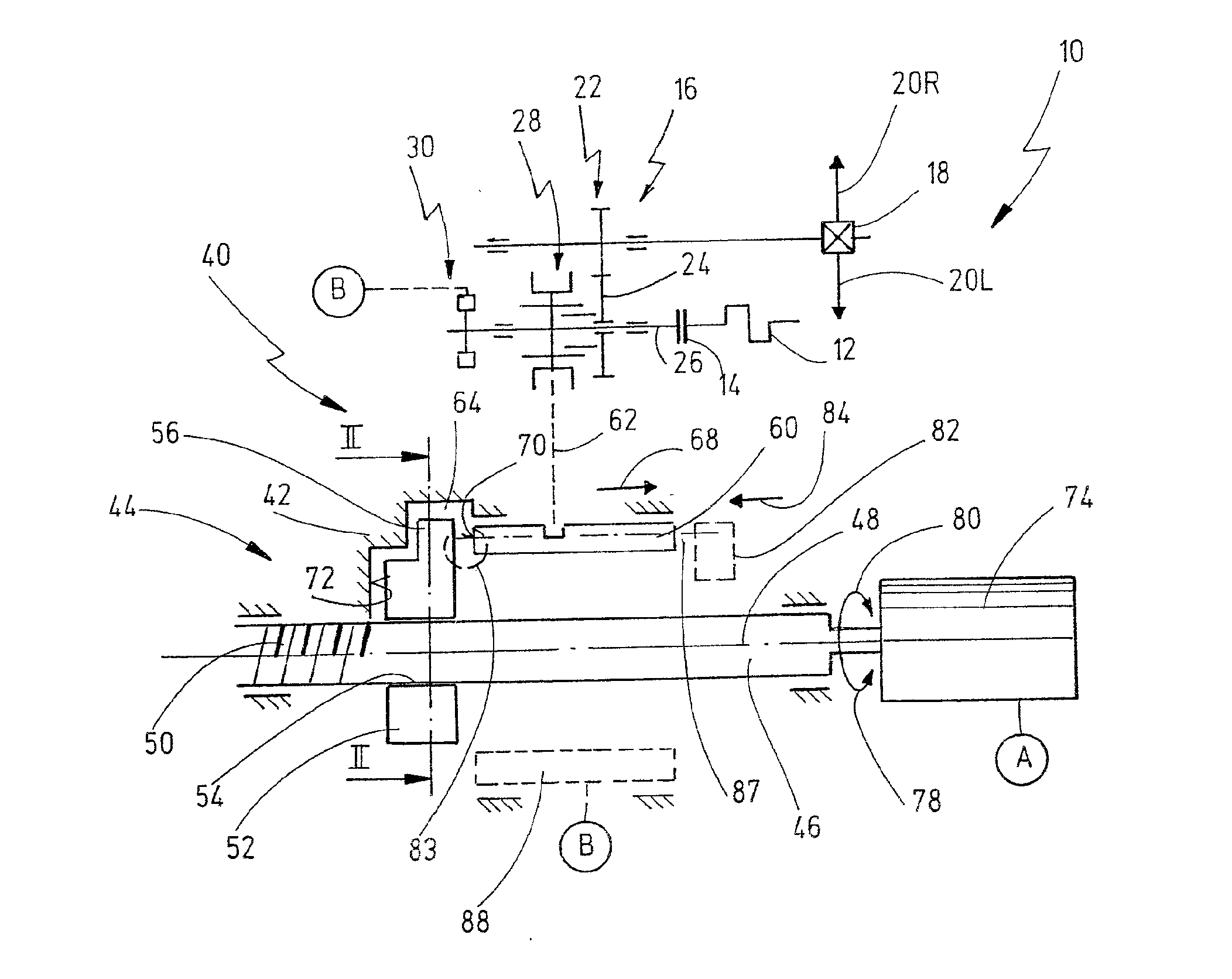 Shift Arrangement For A Motor Vehicle Transmission and Method for Actuating Said Shift Arrangement