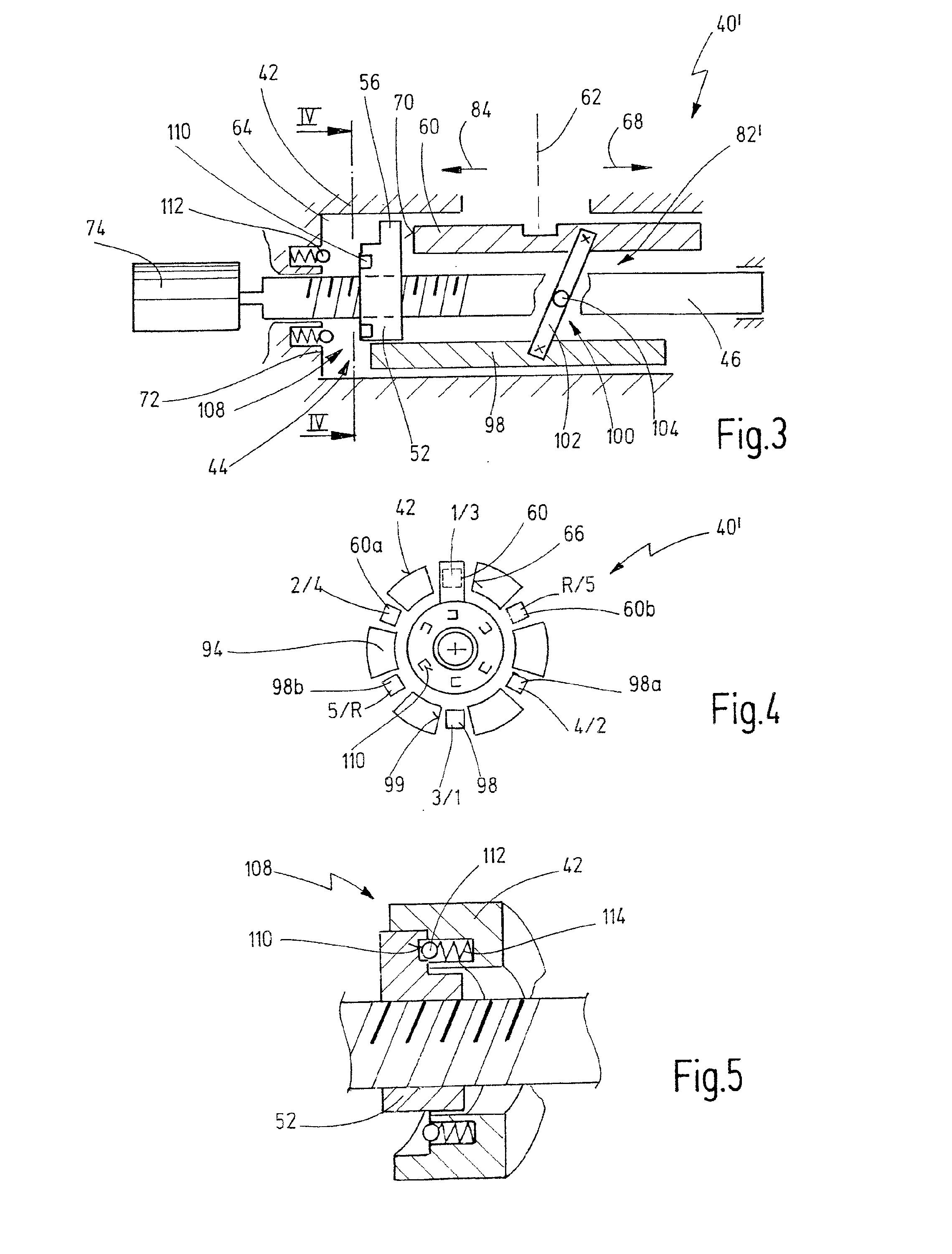 Shift Arrangement For A Motor Vehicle Transmission and Method for Actuating Said Shift Arrangement