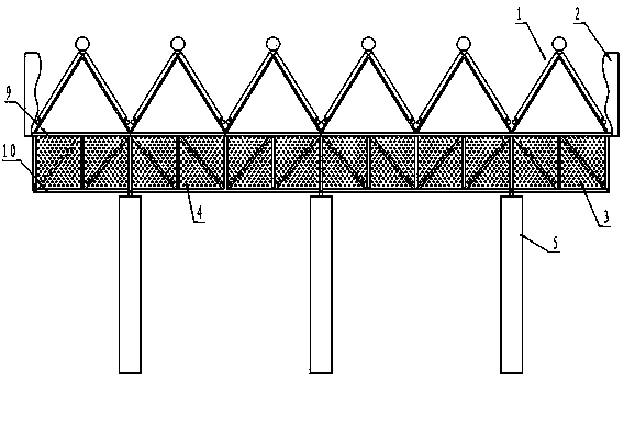 Intake air cooling diffusion diversion device for direct air-cooled condenser