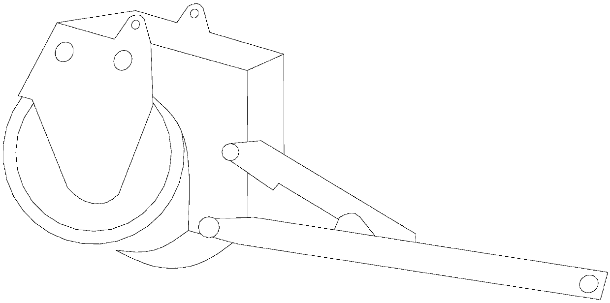 Adjustable bulldozing device for road construction