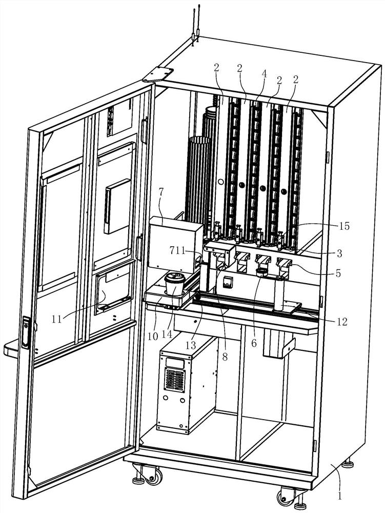 Intelligent beverage extraction machine based on beverage capsules