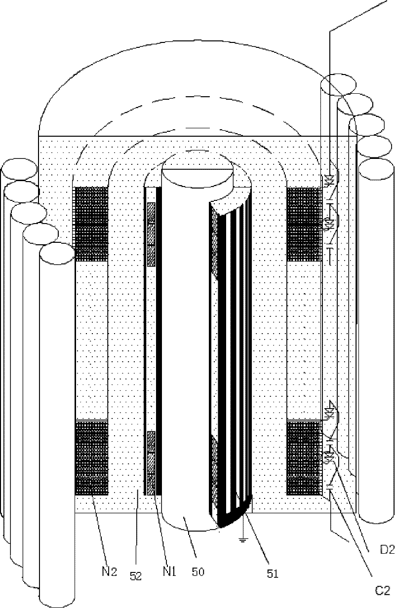 High-frequency high-voltage X-ray defect detector