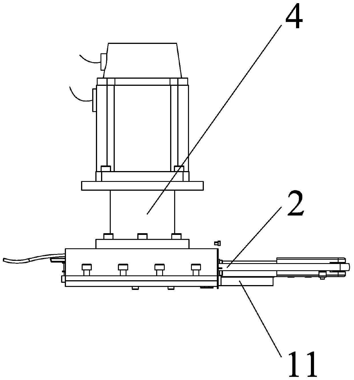 Cantilever wheel belt polishing device with controlled pressure and polishing method