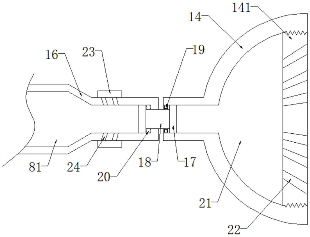 Auxiliary device of concrete spraying machine and using method of auxiliary device