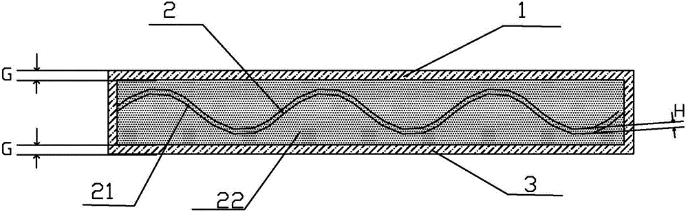 Composite plate having sandwiched structure and preparation method thereof