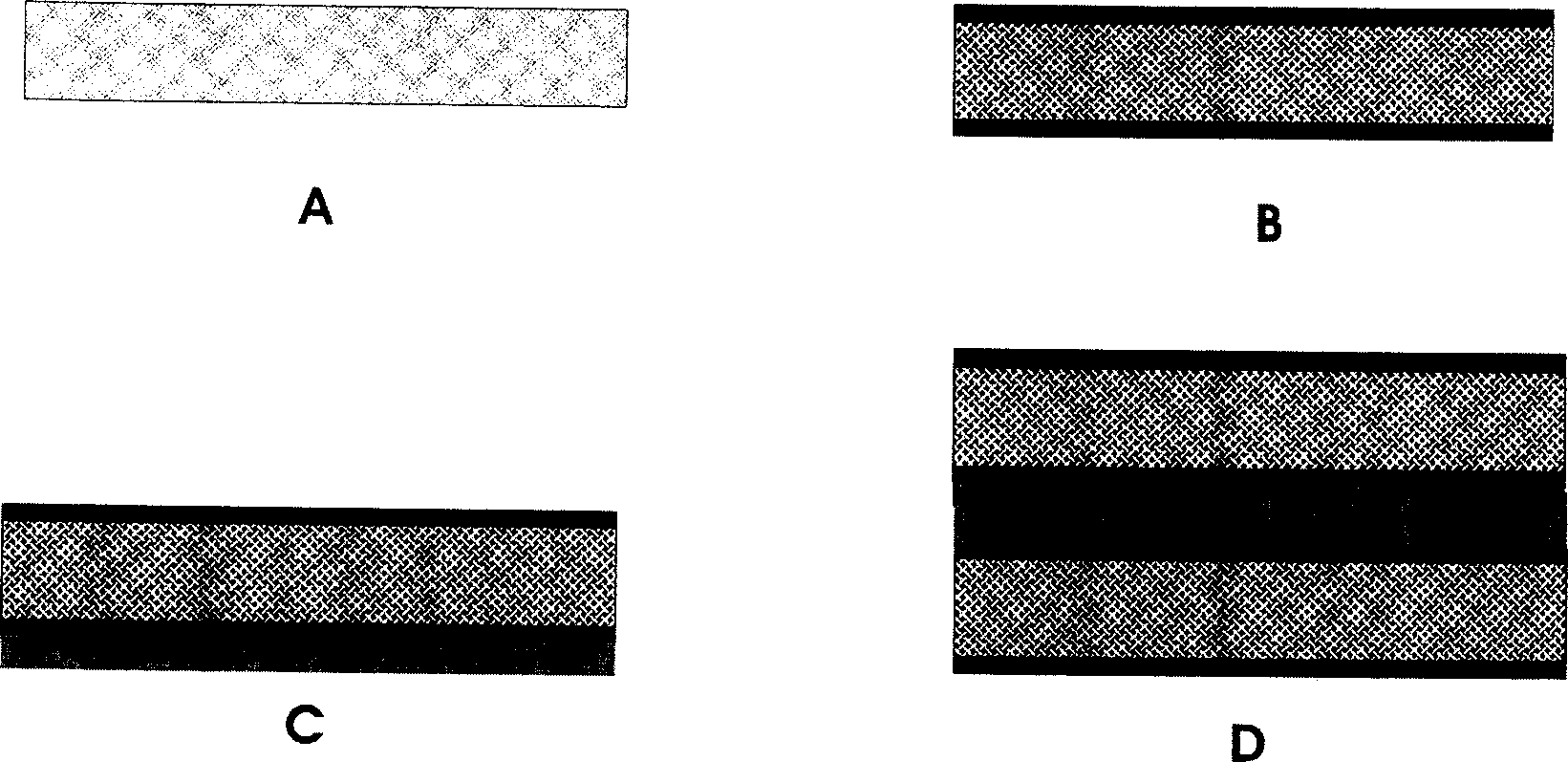 Composite proton exchange membrane in use for fuel cell with low humidification and long service life