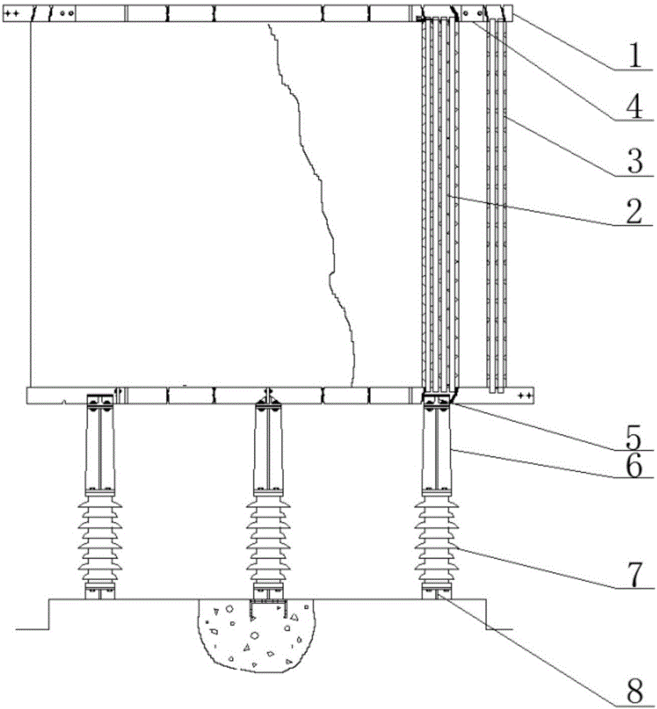 Resistor type electric reactor and manufacturing method thereof